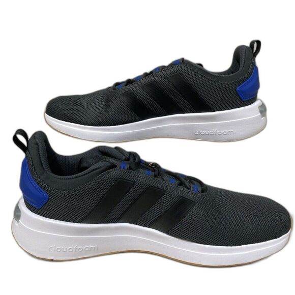 Adidas Racer TR23 Shoes Men\'s Size 12 Running, Carbon Black Royal Blue IG7328 main image 10